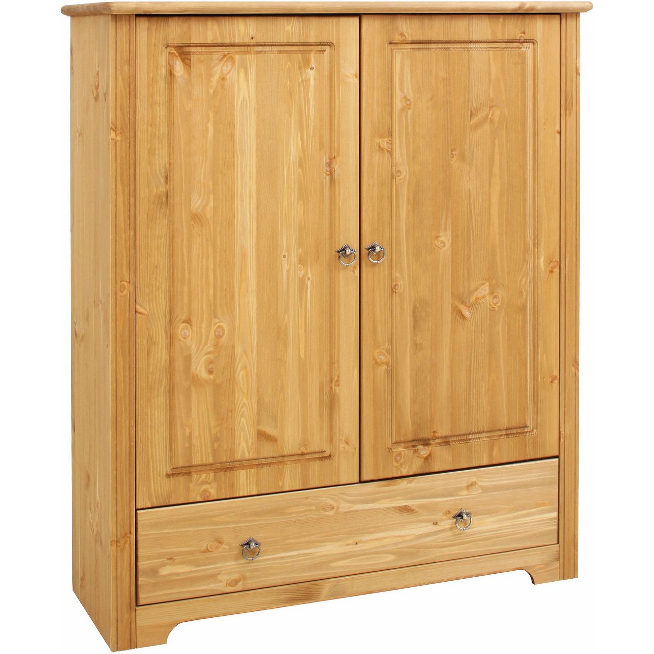 Home affaire Multifunctionele kast Hugo Massief grenen linnenkast, breedte 106 cm