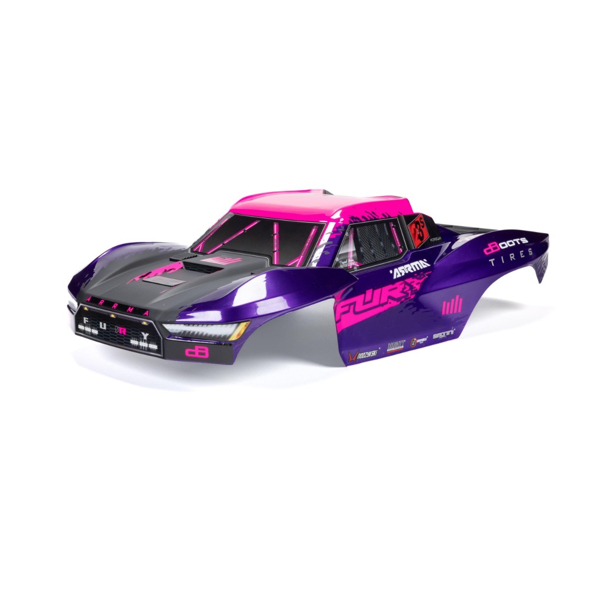 Arrma RC Arrma - 1/10 FURY Painted Decaled Trimmed Body Set, Purple (ARA-2121)