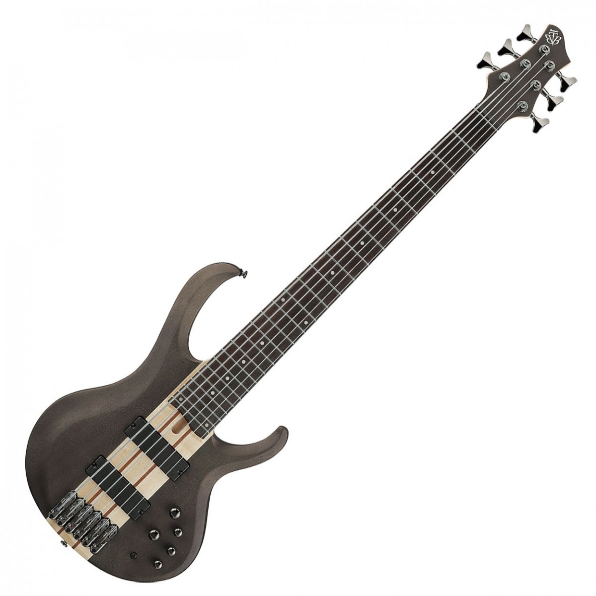 Ibanez BTB606 6 String Transparent Grey Flat