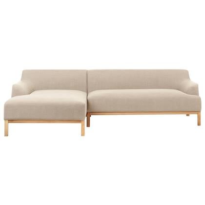 Beliani  SOSJO - Hoekbank - Taupe - Rechtszijdig - Polyester