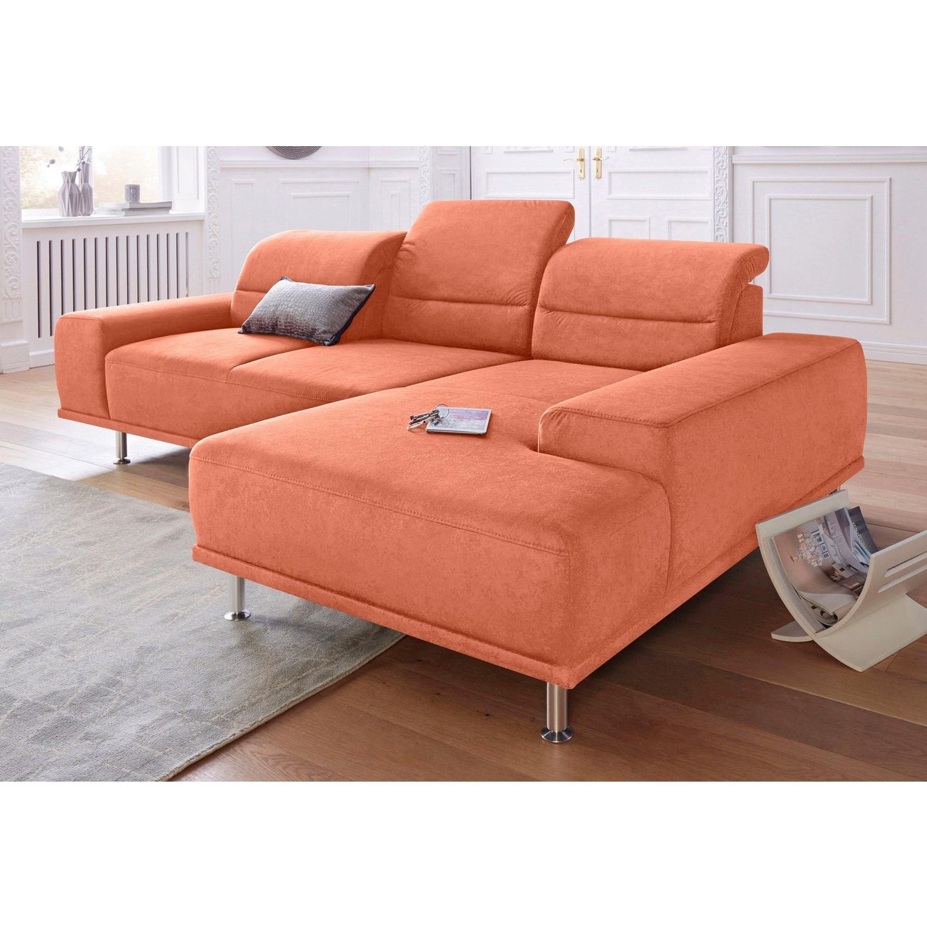 Sit&more Hoekbank Mariola L-vorm met récamier en binnenvering, inclusief verstelbare zitdiepte