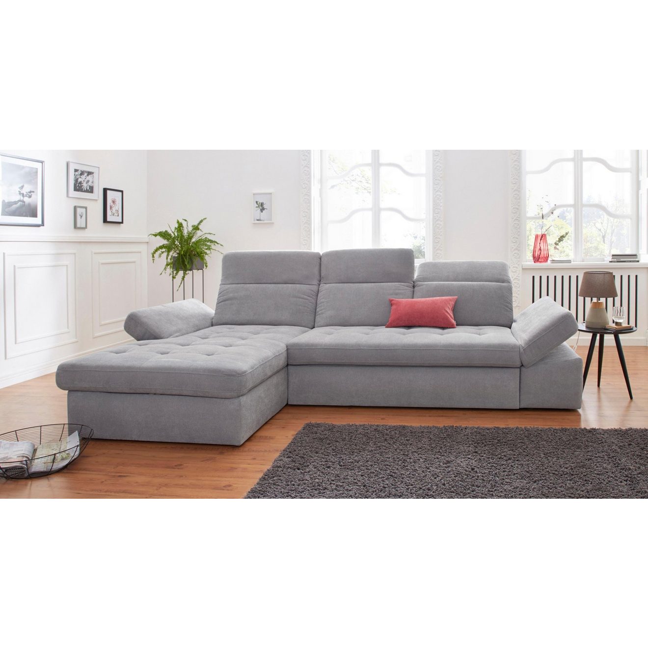 Sit&more Hoekbank Stardust naar keuze met slaapfunctie en bedkist