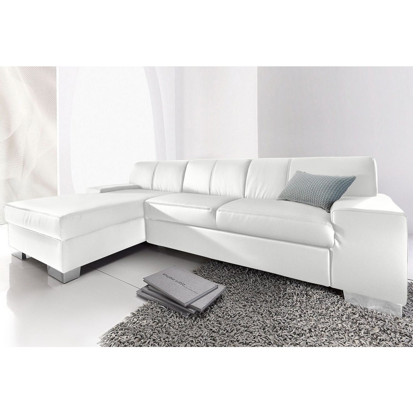 DOMO collection Hoekbank Star optioneel met slaapfunctie