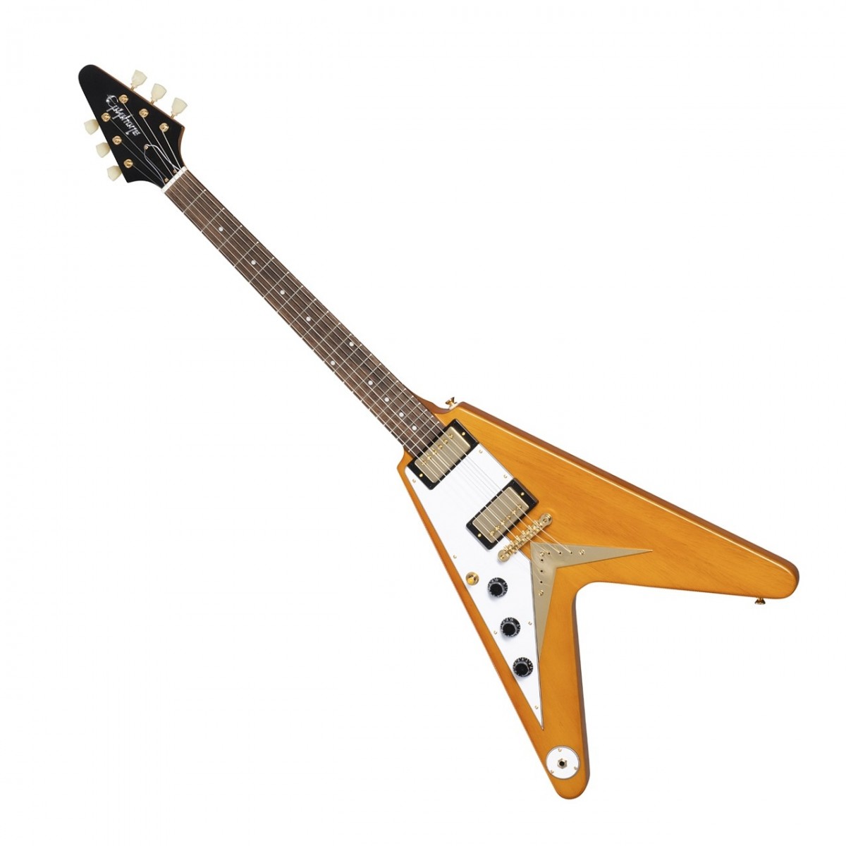 Epiphone 1958 Korina Flying V Left Handed Natural