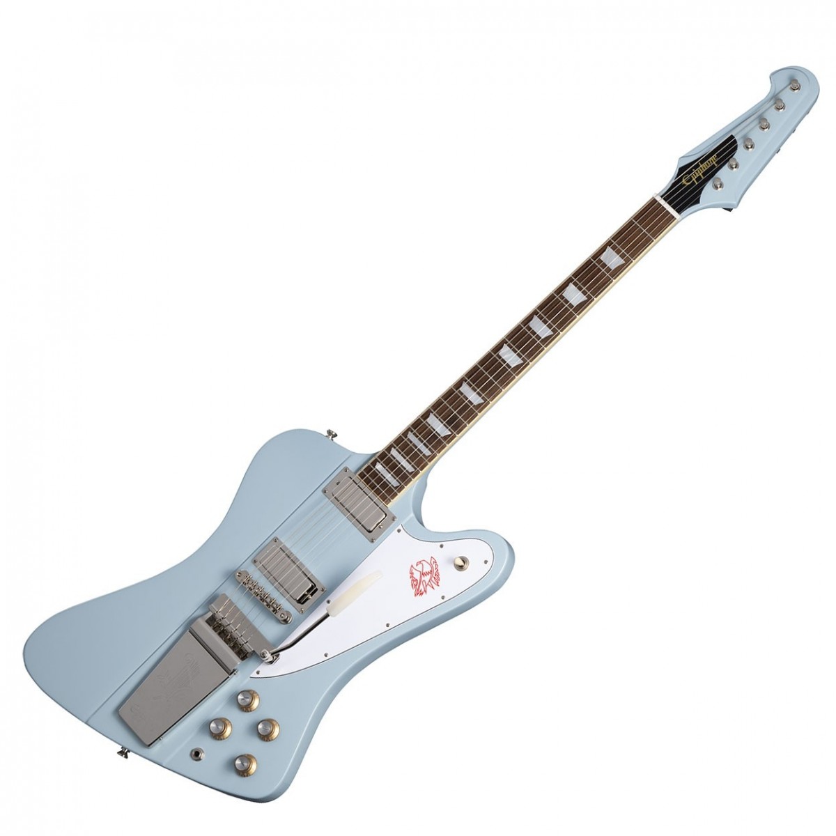 Epiphone 1963 Firebird V Maestro Vibrola Inspired by Gibson Custom Frost Blue