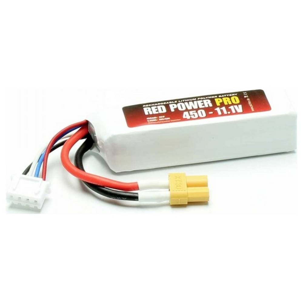 Red Power LiPo accupack 11.1 V 400 mAh Softcase XT30