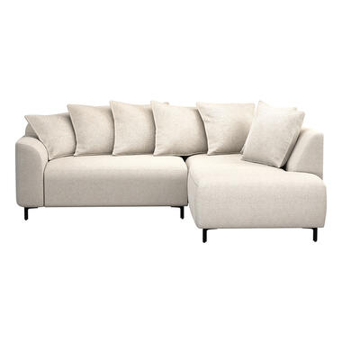 Leen Bakker Hoekbank Elsa rechts - stof Eden - beige