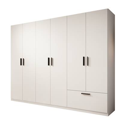 Meubella Kledingkast Lillian - Wit - 270 cm
