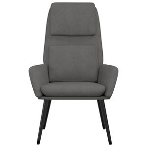 VidaXL Relaxstoel stof lichtgrijs