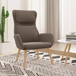 VidaXL Relaxstoel fluweel bruin