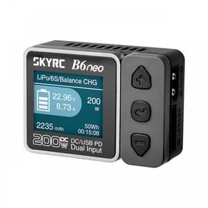 SKYRC B6neo Modelbouwoplader 10 A Lood, LiFePO, LiHV, Li-ion, Li-poly, NiCd, NiMH