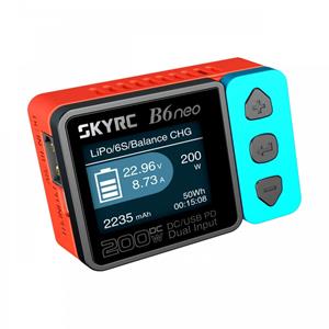 SKYRC B6neo Modelbouwoplader 10 A Lood, LiFePO, LiHV, Li-ion, Li-poly, NiCd, NiMH