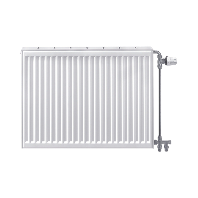 Stelrad Compact All In paneelradiator 60x140cm type 33 3345watt 4 aansluitingen Staal Wit glans 0214063314