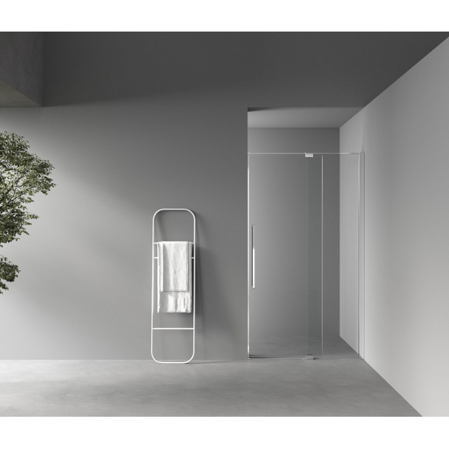 Aqua Vista Taviano Linea nisdeur - 110x200cm - incl. montageset - chroom SW1209627/SW1209684