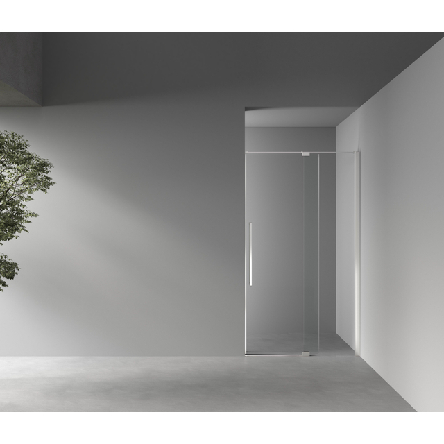 Aqua Vista Taviano Linea nisdeur - 120x200cm - incl. montageset - geborsteld rvs SW1209628/SW1209677