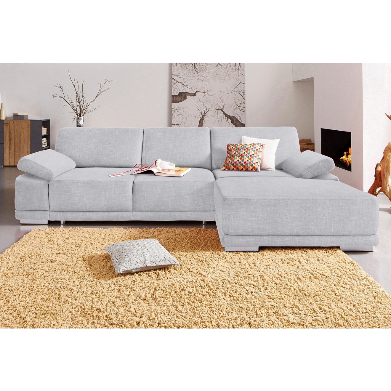 Sit&more Hoekbank Coria L-vorm met xl-récamier, naar keuze met slaapfunctie