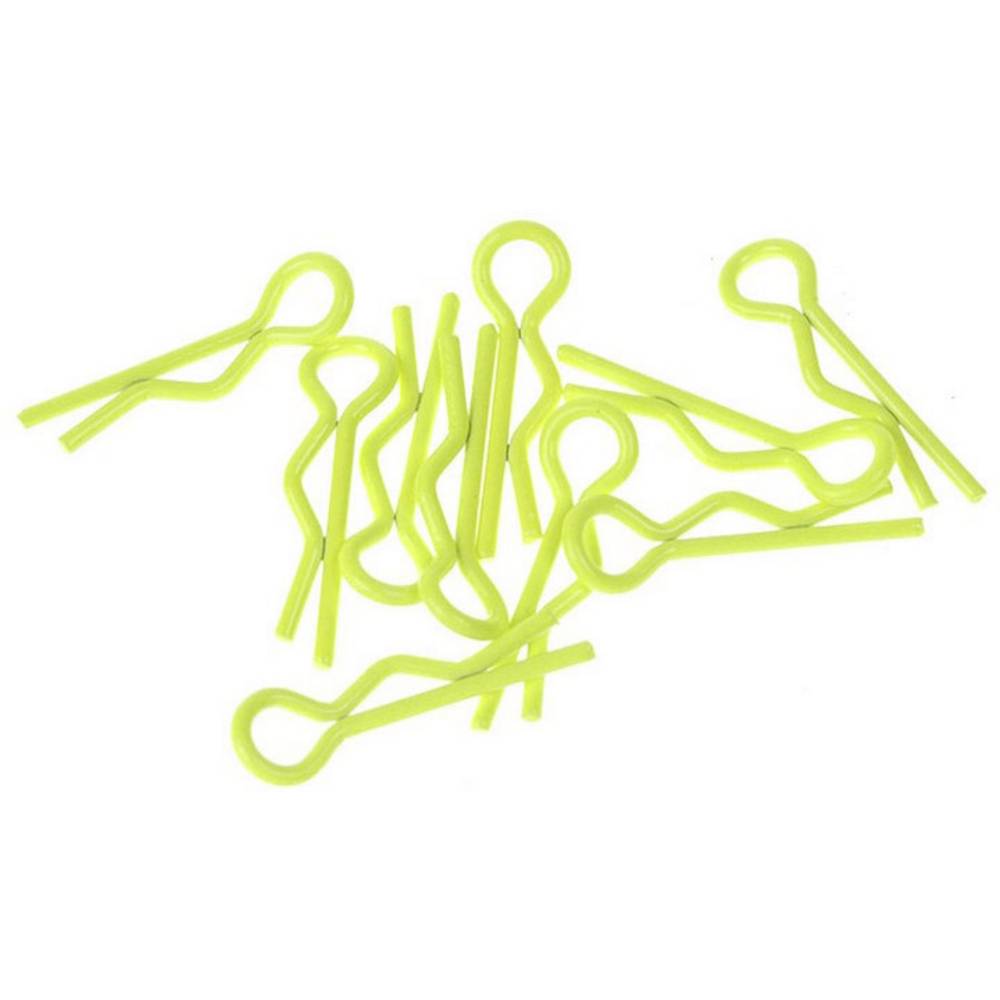 XCeed 1:10 Bodyklemmen Geel (fluorescerend) 1 stuk(s)