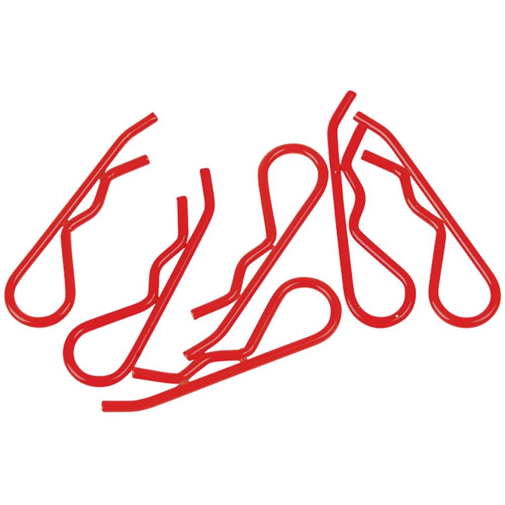 XCeed 1:8 Bodyklemmen Rood (fluorescerend) 1 stuk(s)
