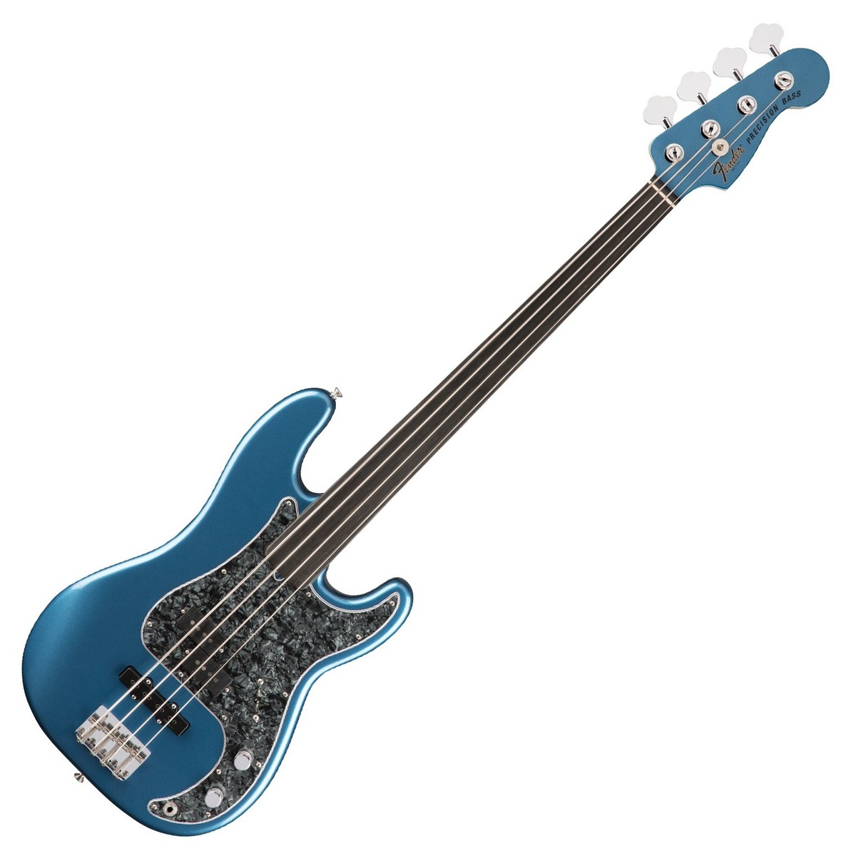 Fender Tony Franklin Fretless Precision Bass Lake Placid Blue