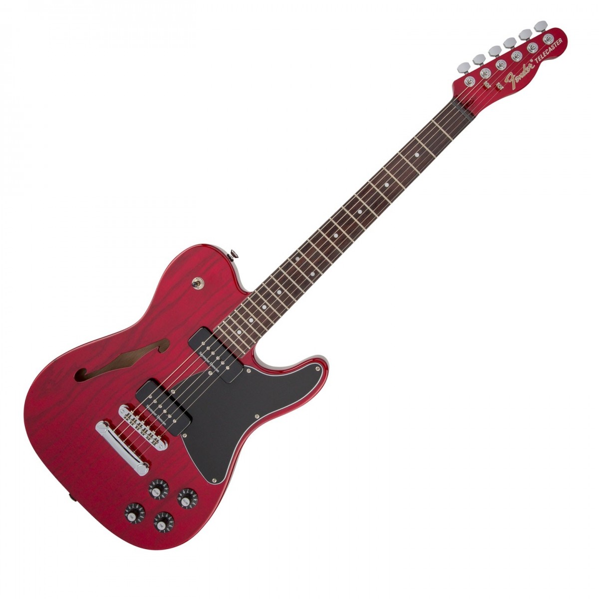 Fender Jim Adkins JA-90 Telecaster LRL Crimson Red Transparant