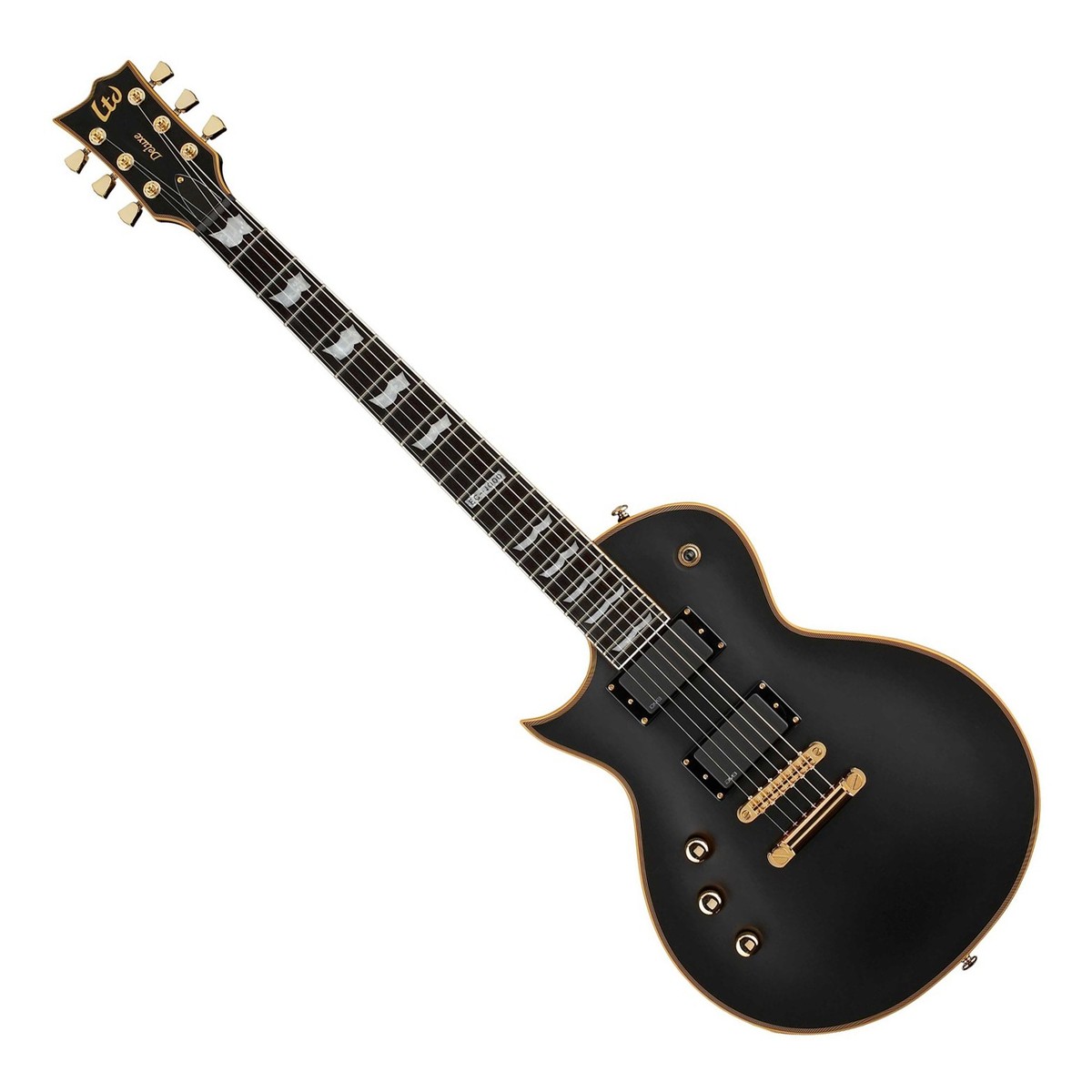 ESP Guitars ESP Ltd EC-1000 VB linkshandig gitaar zwart