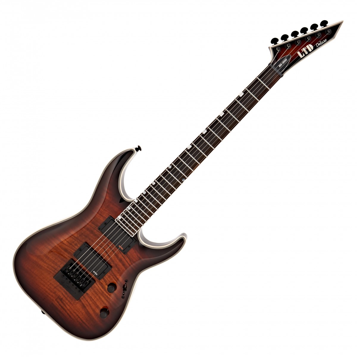 ESP Guitars ESP LTD MH-1000 Evertune Dark Brown Sunburst