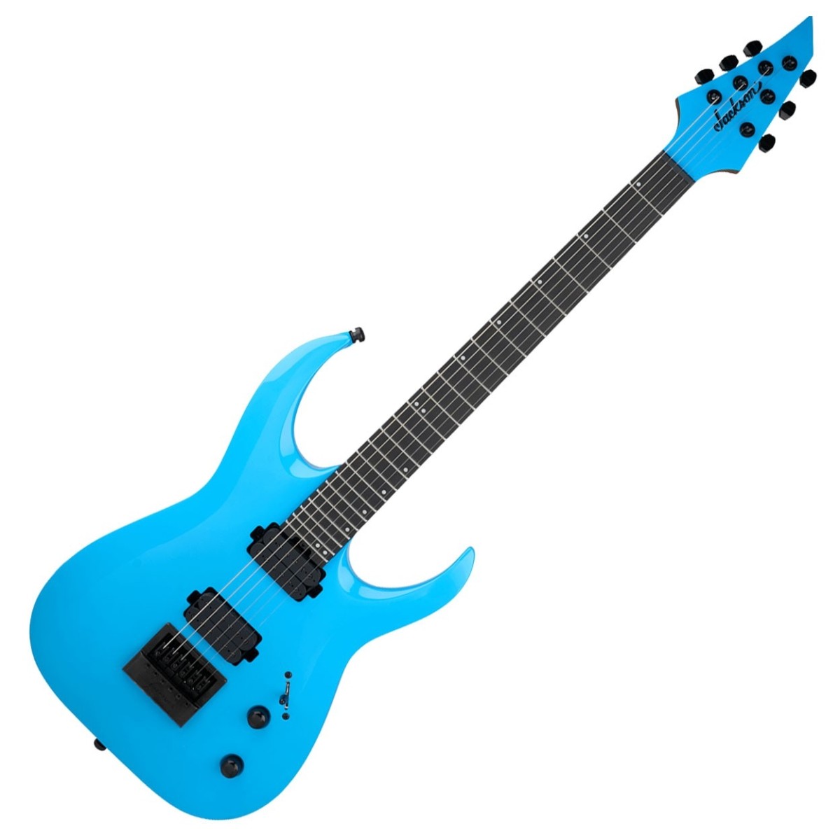 Jackson Pro Plus Series Signature Misha Mansoor Juggernaut ET6 Ebony Fingerboard Riviera Blue