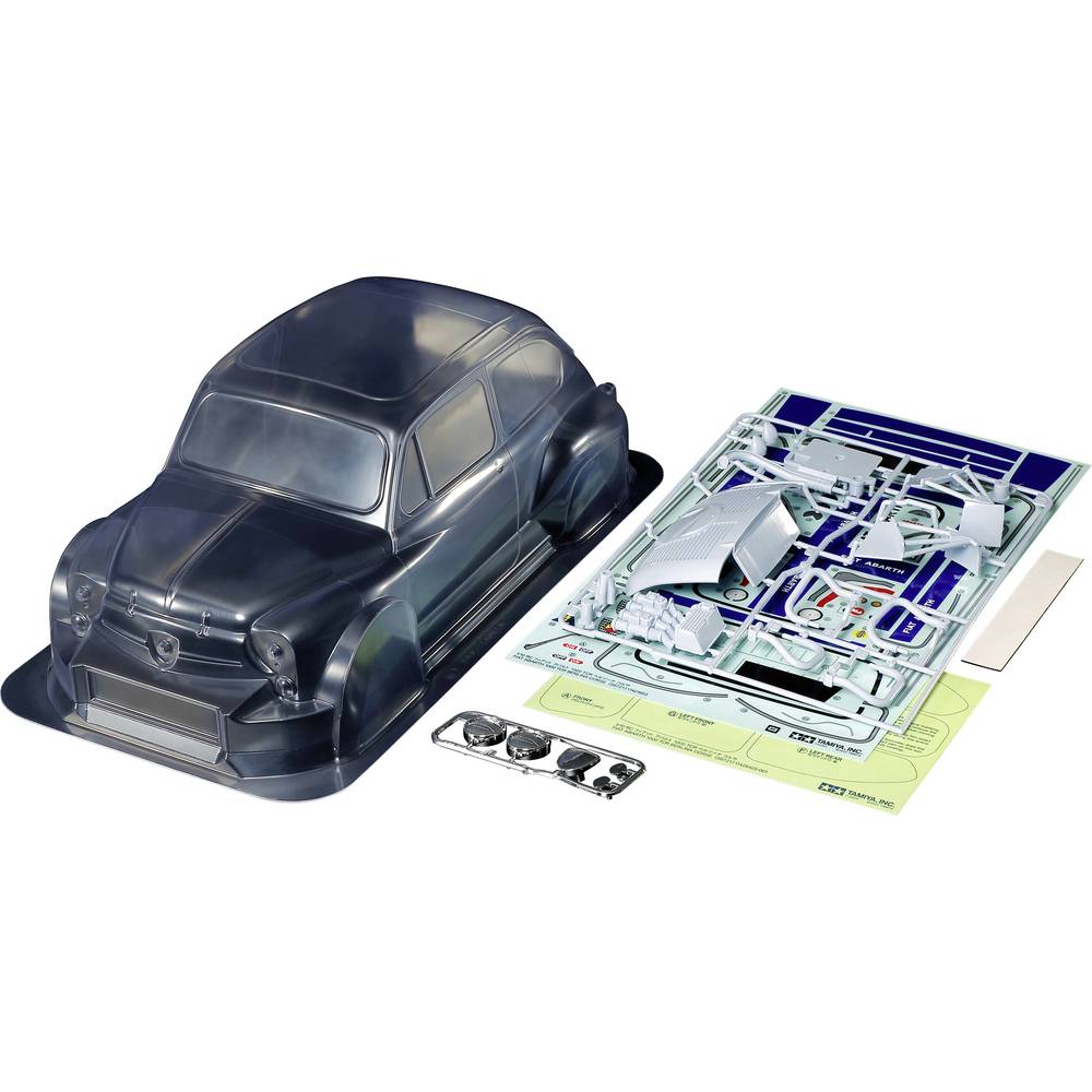 Tamiya 51709-000 1:10 Body Fiat Abarth 1000TCR Ongeverfd