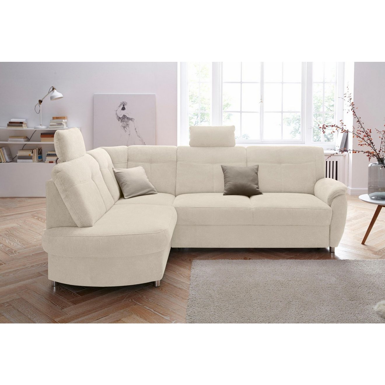 Sit&more Hoekbank Sonoma L-vorm naar keuze met slaapfunctie en bedkist