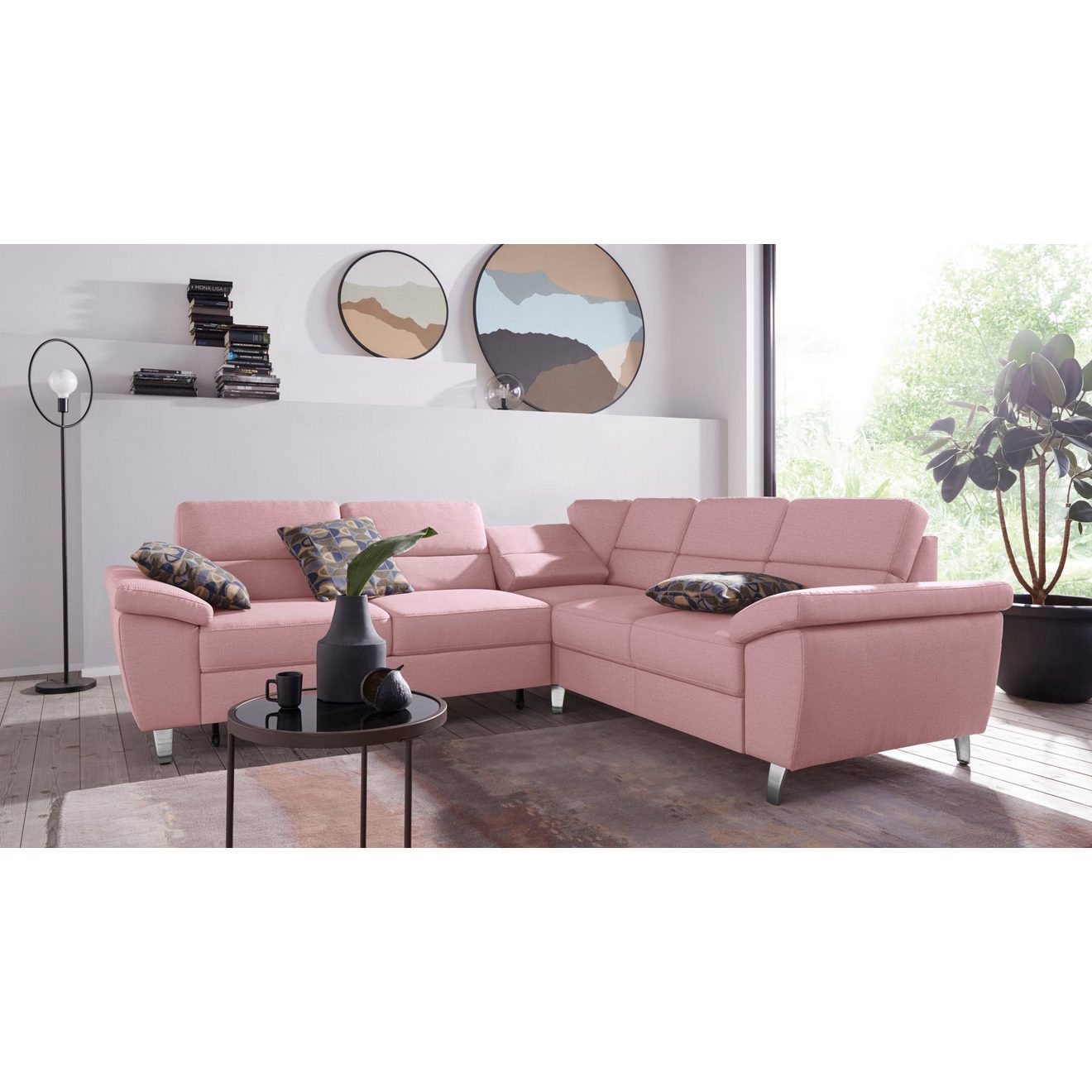 Sit&more Hoekbank Sorano L-vorm naar keuze met slaap- en relaxfunctie, met bedkist