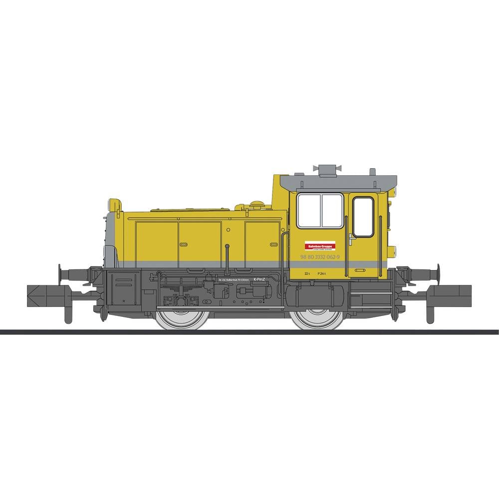 Liliput L162602 N rangeerlocomotief 332 062-9 van de DB AG spoorbouw
