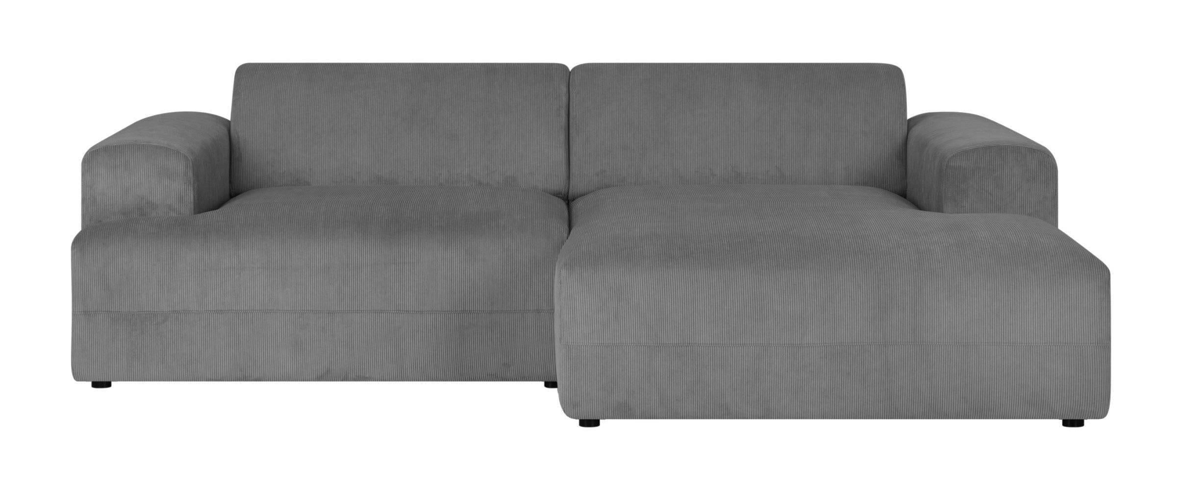 NADUVI Collection Hoekbank Sevilla rechts ribstof | 