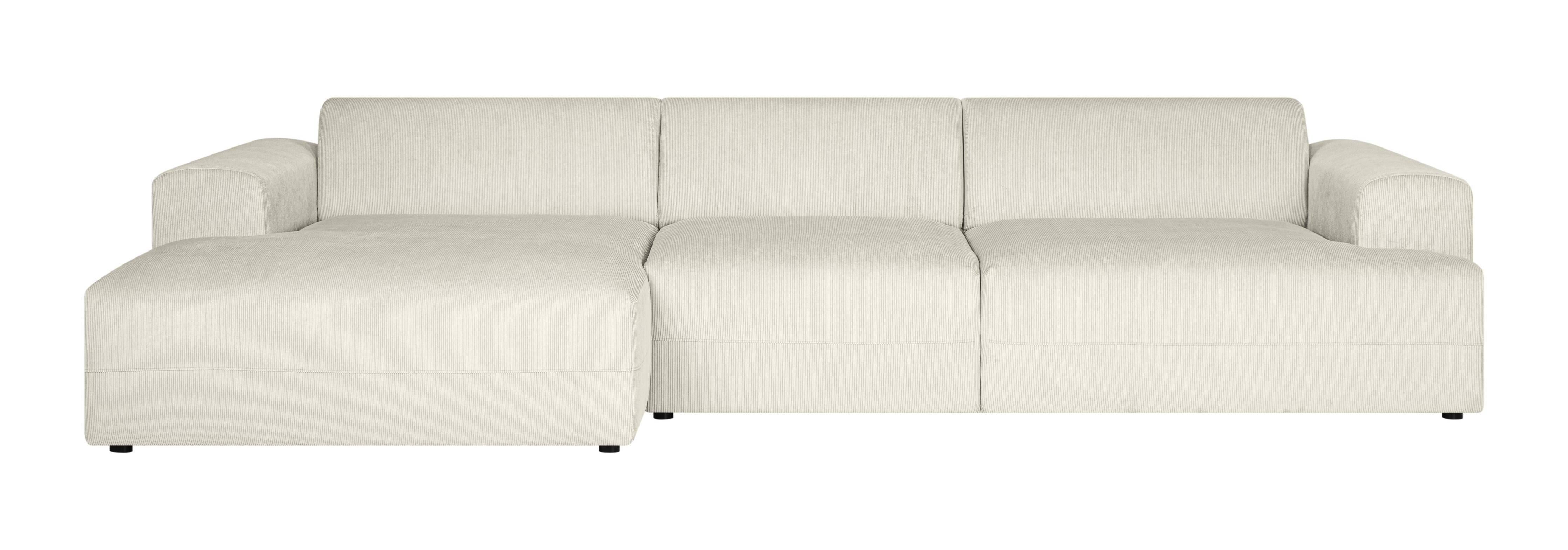 NADUVI Collection Hoekbank Sevilla XL links ribstof | 