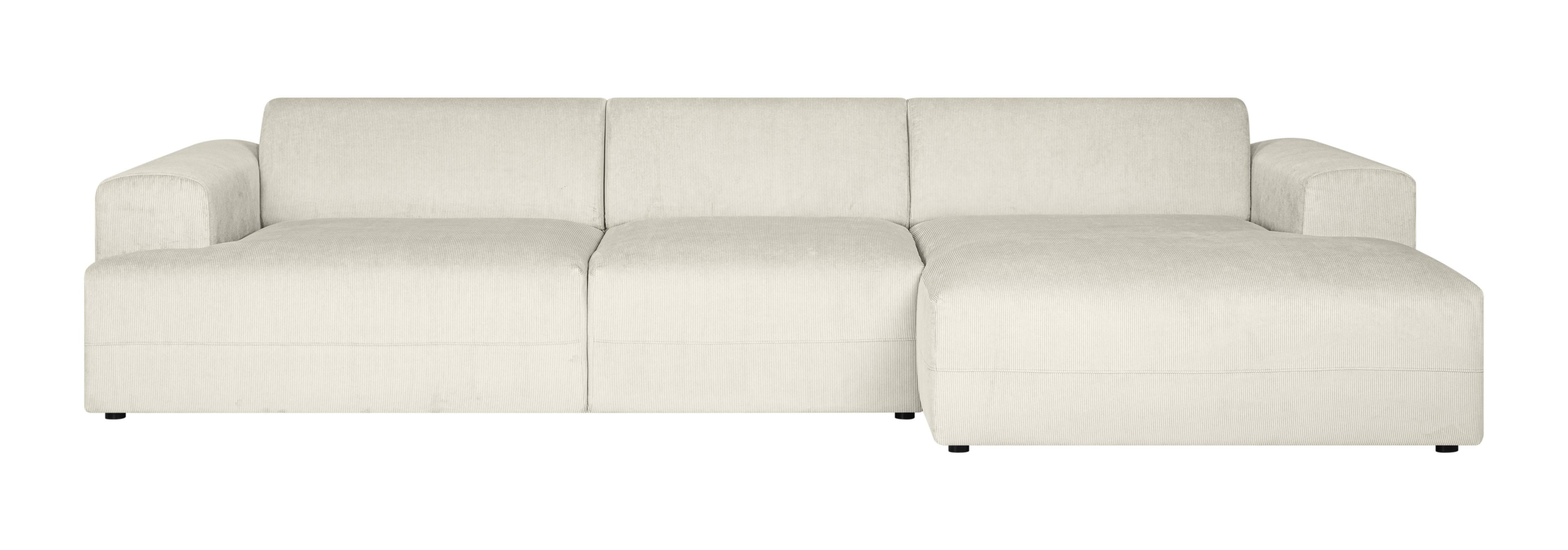 NADUVI Collection Hoekbank Sevilla XL rechts ribstof | 