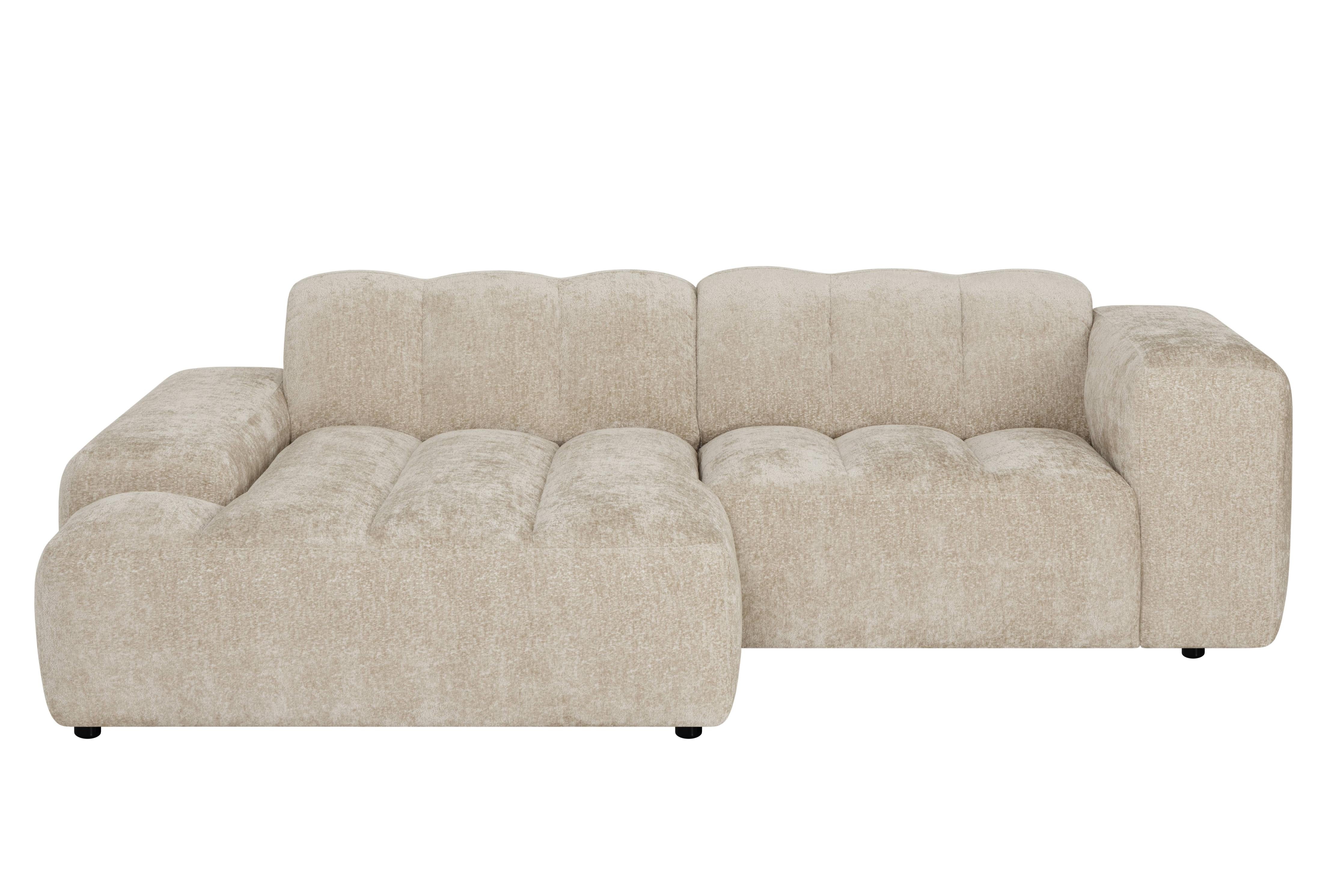 NADUVI Collection Hoekbank Sandro links 2.5-zits groot chenille | 