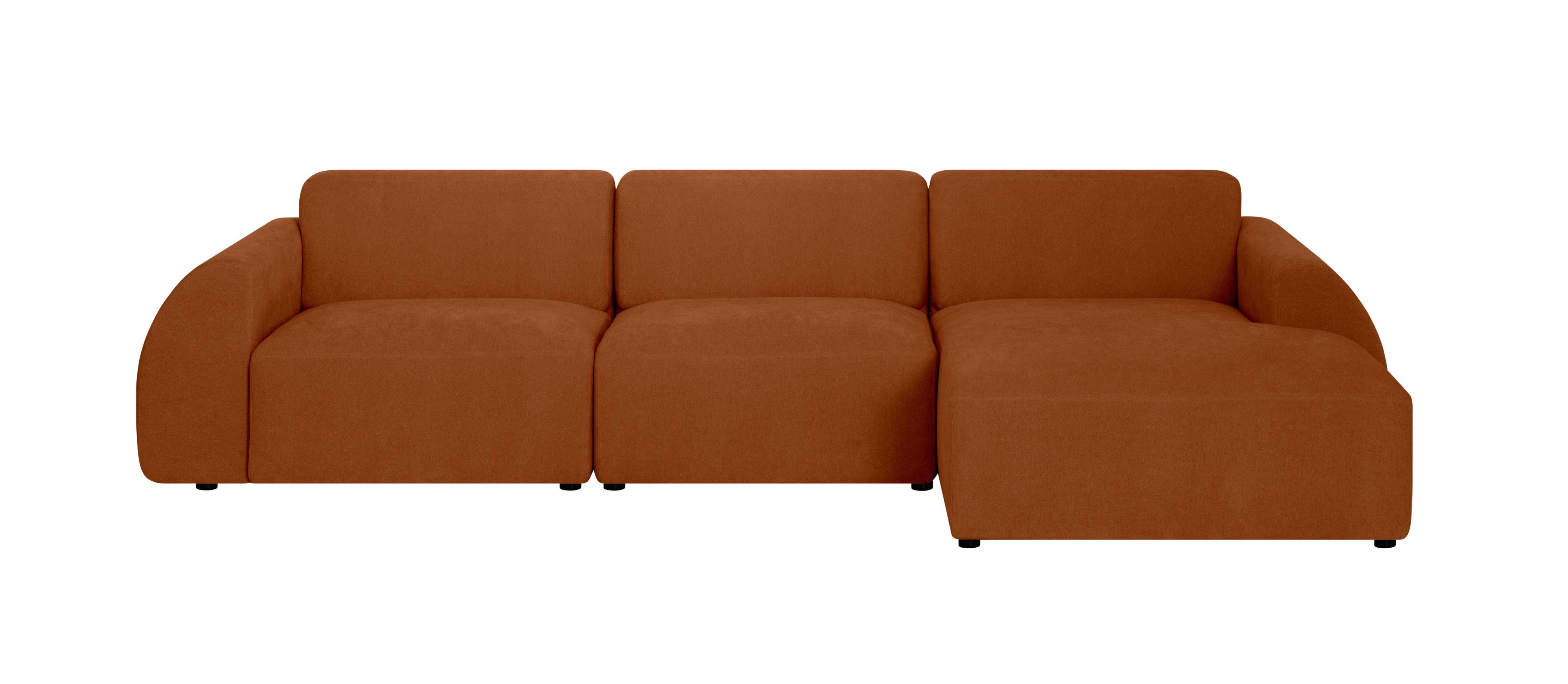 NADUVI Collection Hoekbank Mattis rechts 3-zits bouclé | 