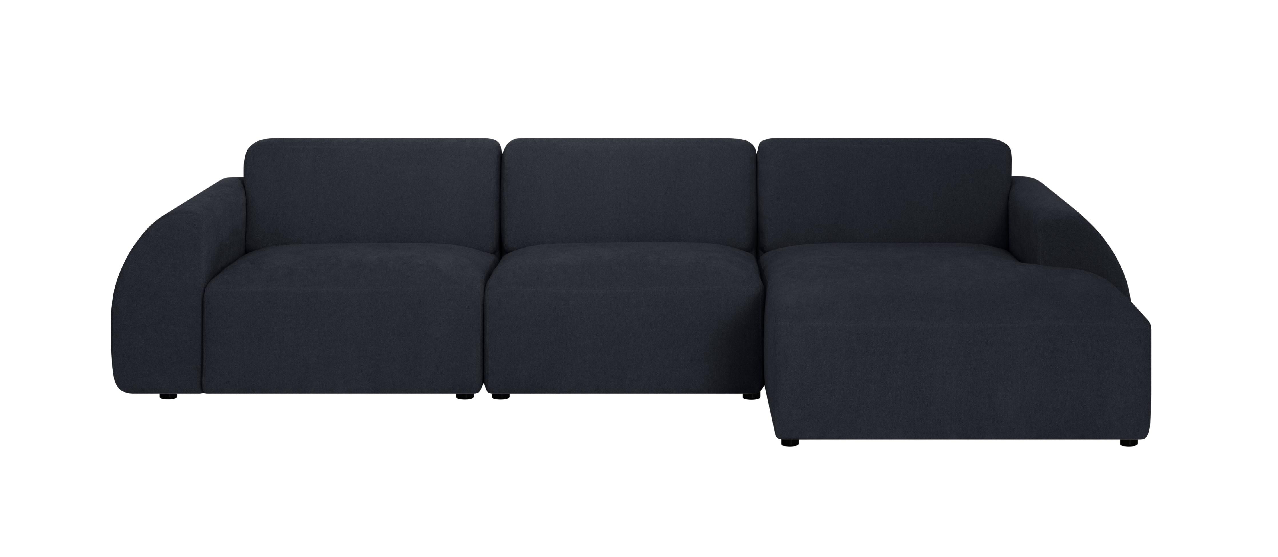 NADUVI Collection Hoekbank Mattis rechts 3-zits bouclé | 