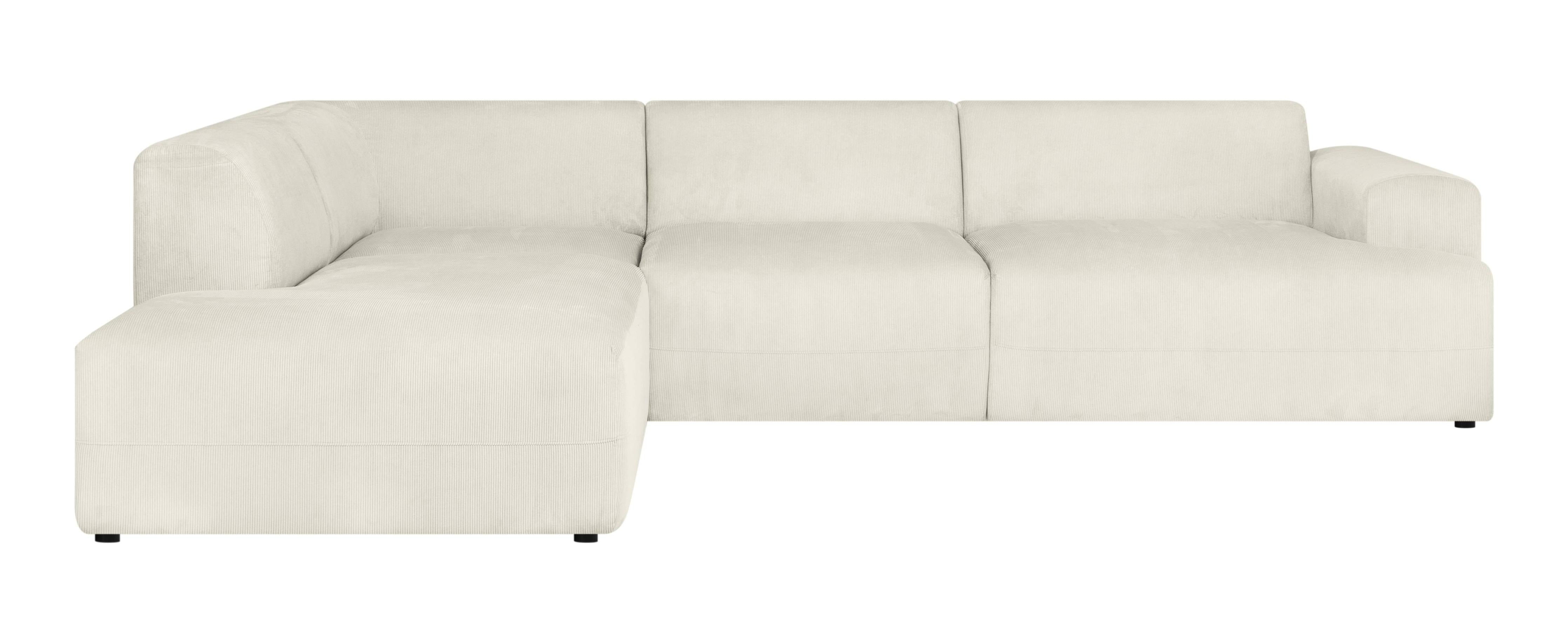 NADUVI Collection Hoekbank Sevilla XXL links ribstof | 