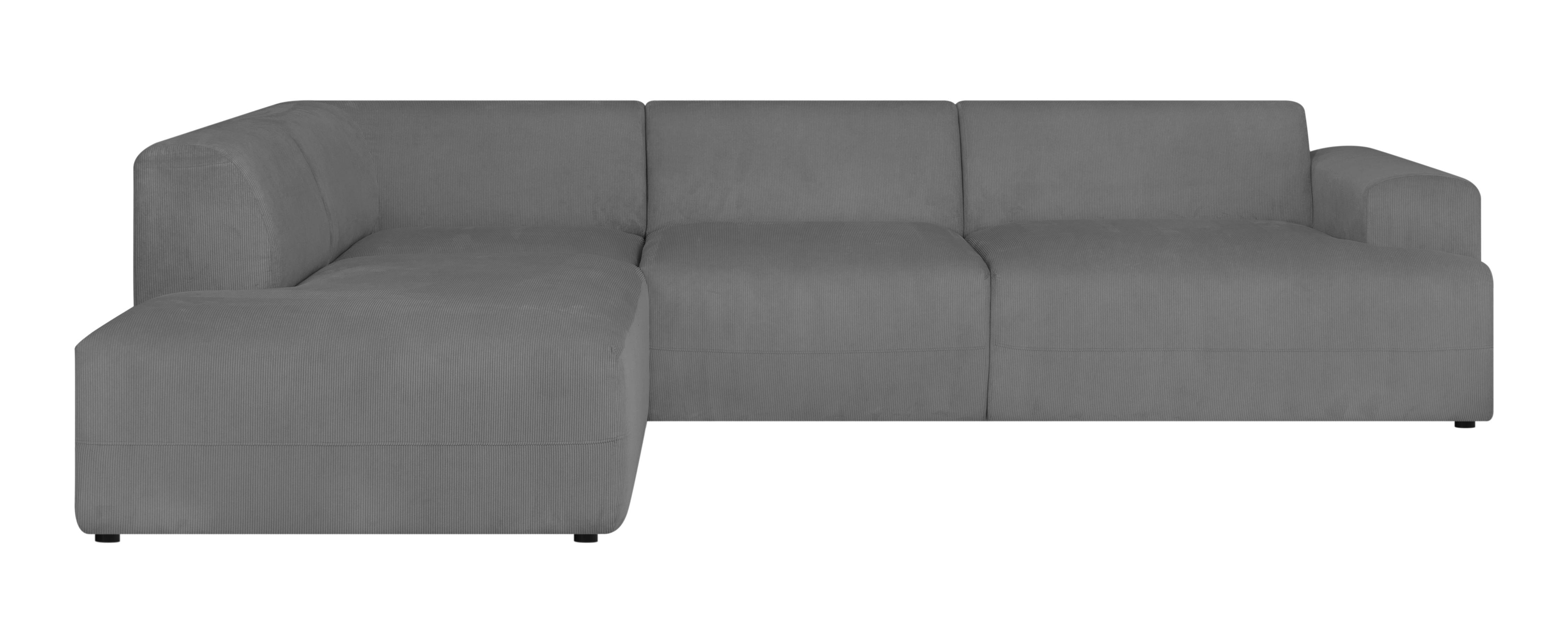 NADUVI Collection Hoekbank Sevilla XXL links ribstof | 