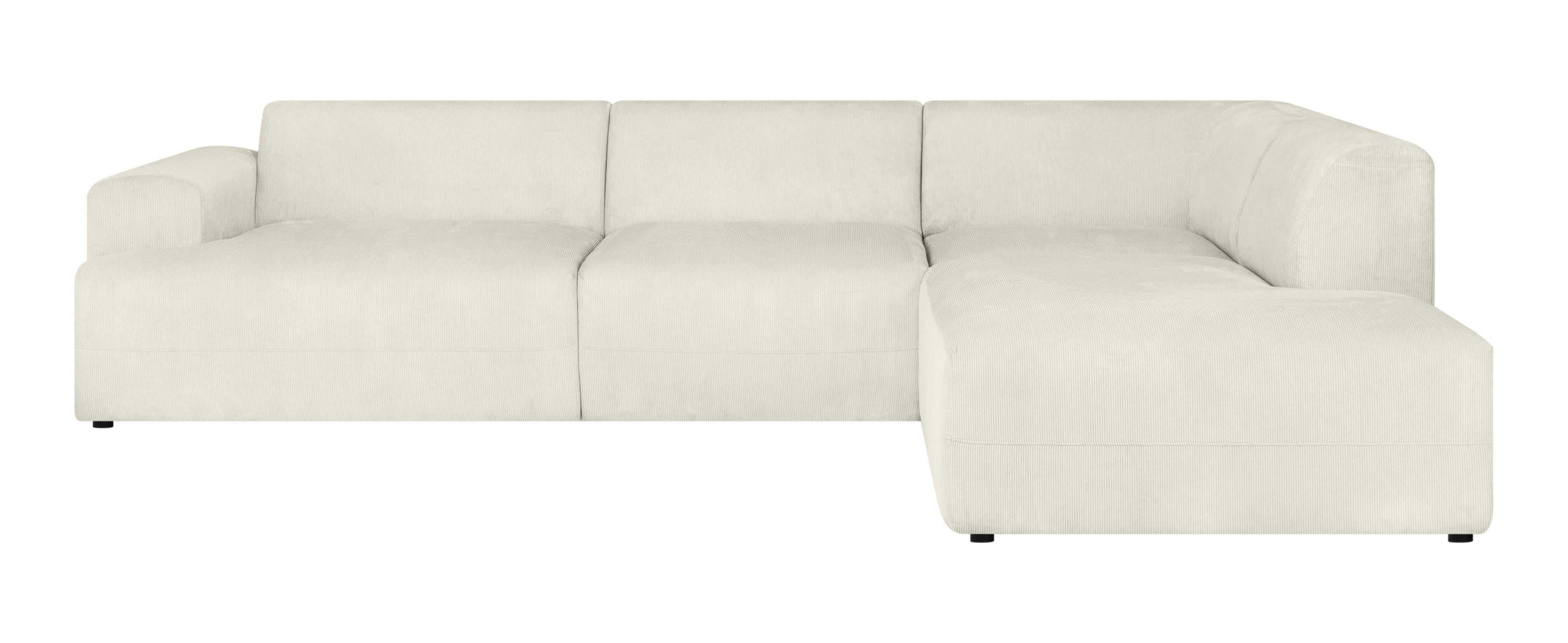 NADUVI Collection Hoekbank Sevilla XXL rechts ribstof | 