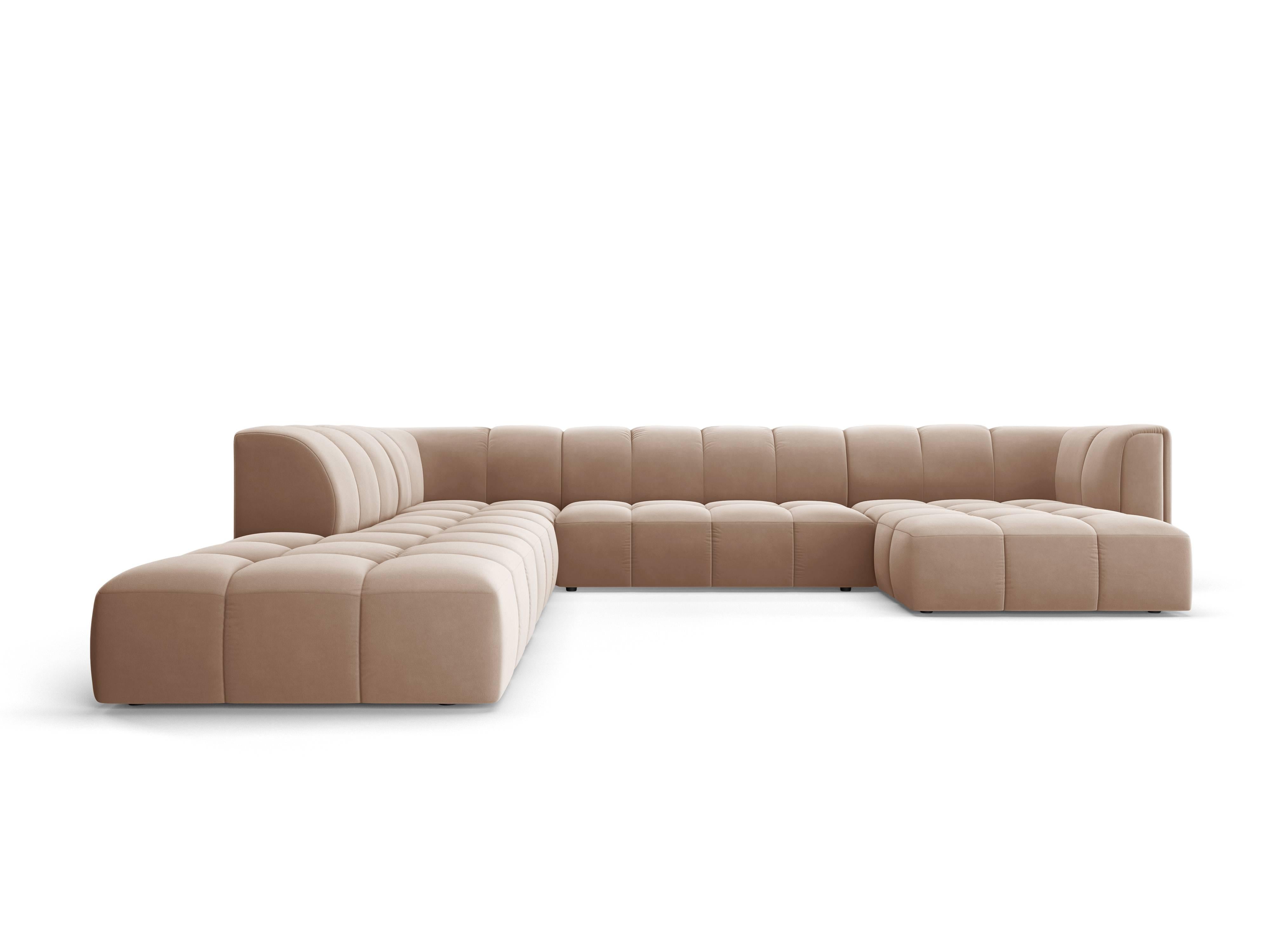 Milo Casa Panoramische hoekbank Francesca velvet links 7-zits | 