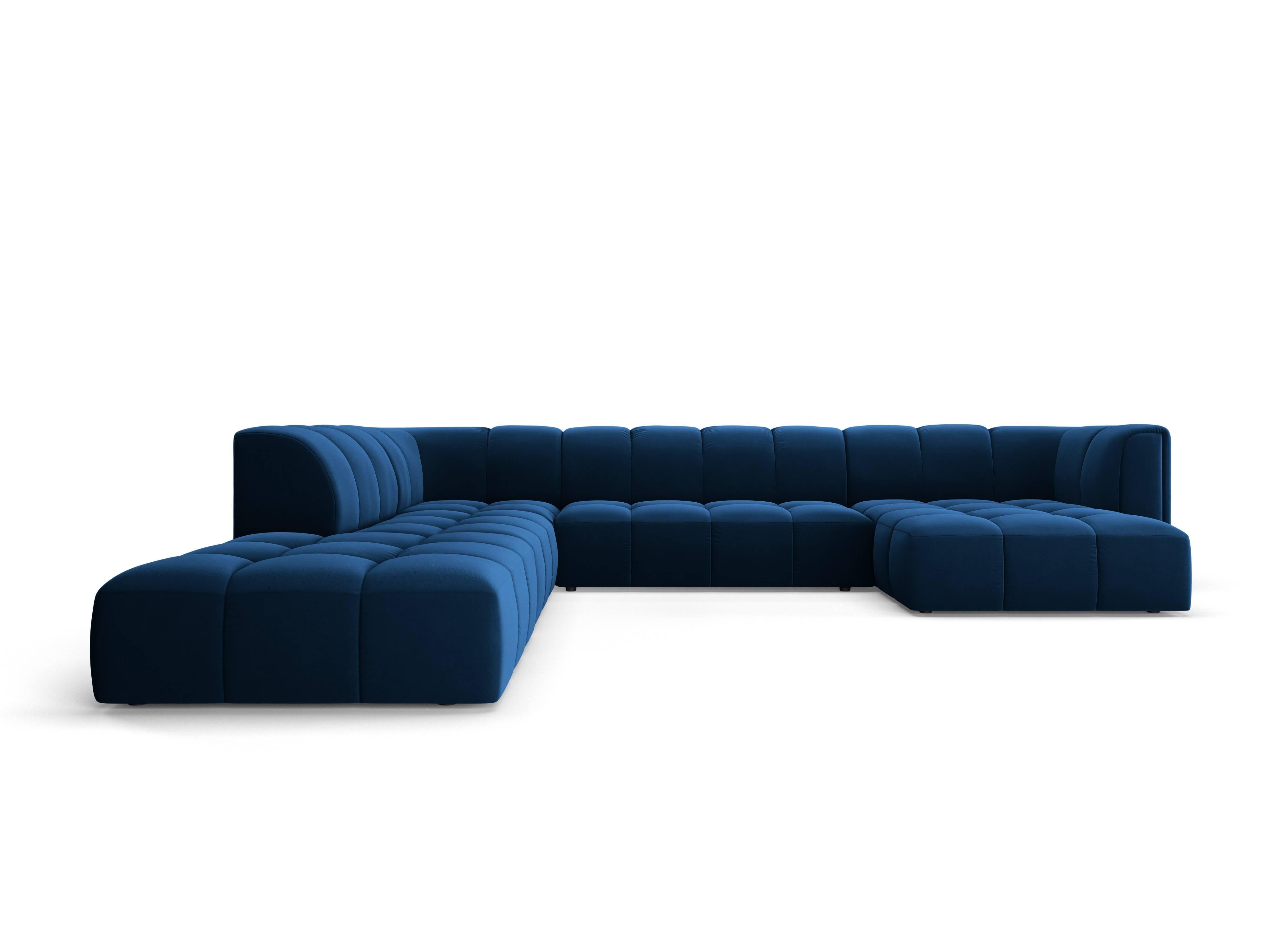 Milo Casa Panoramische hoekbank Francesca velvet links 7-zits | 