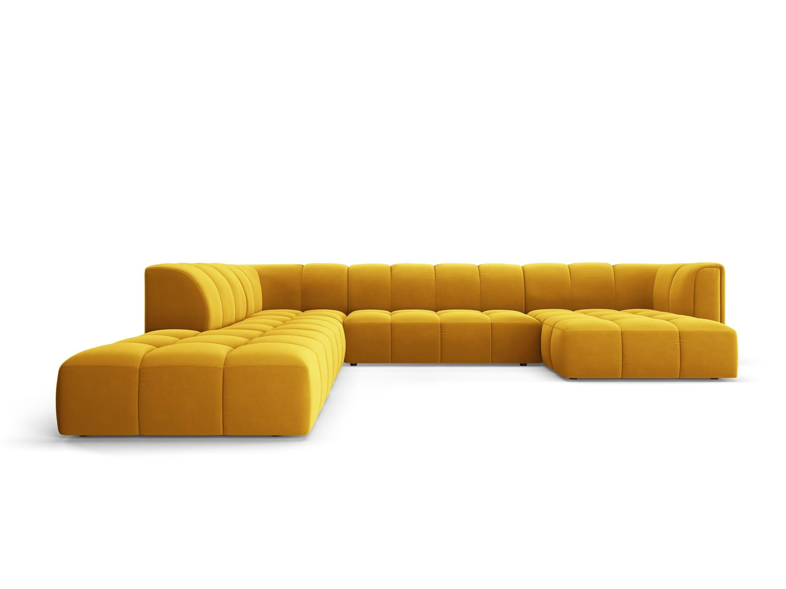 Milo Casa Panoramische hoekbank Francesca velvet links 7-zits | 