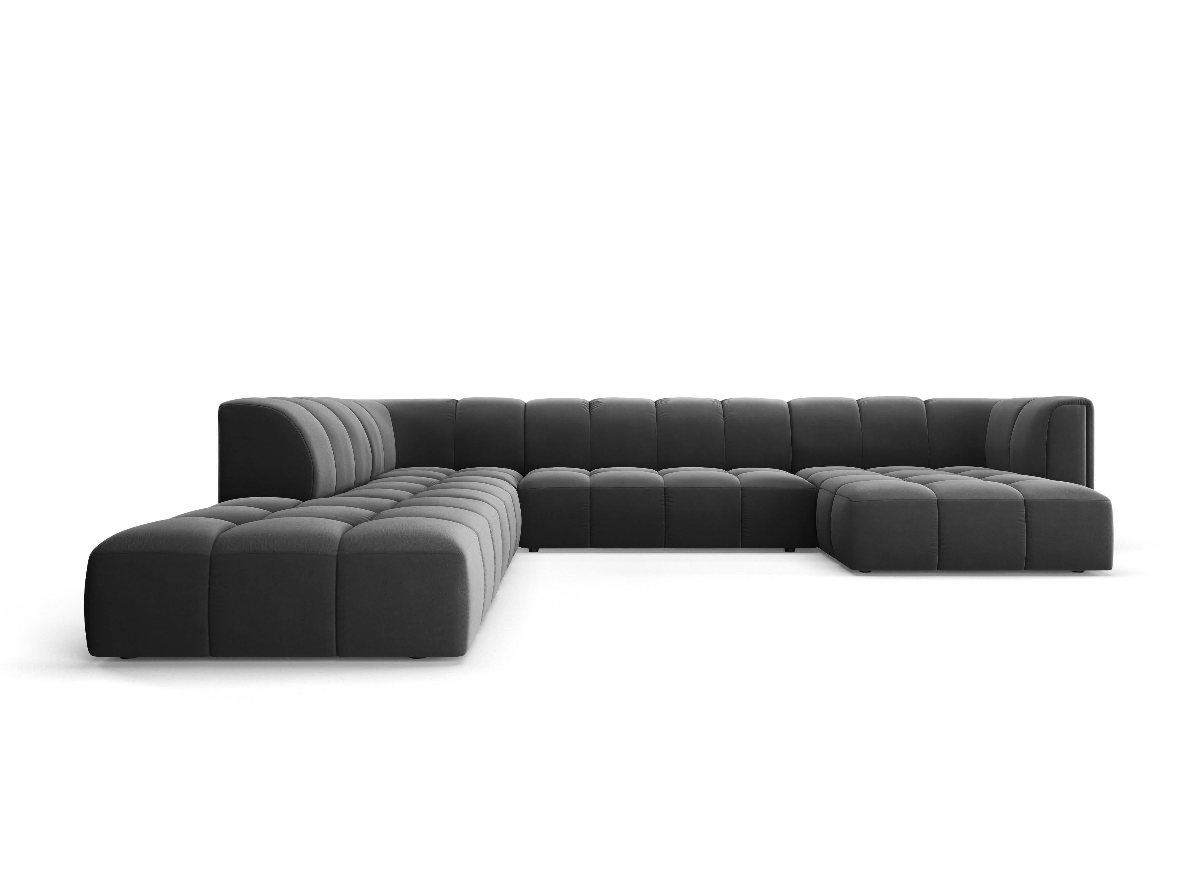 Milo Casa Panoramische hoekbank Francesca velvet links 7-zits | 