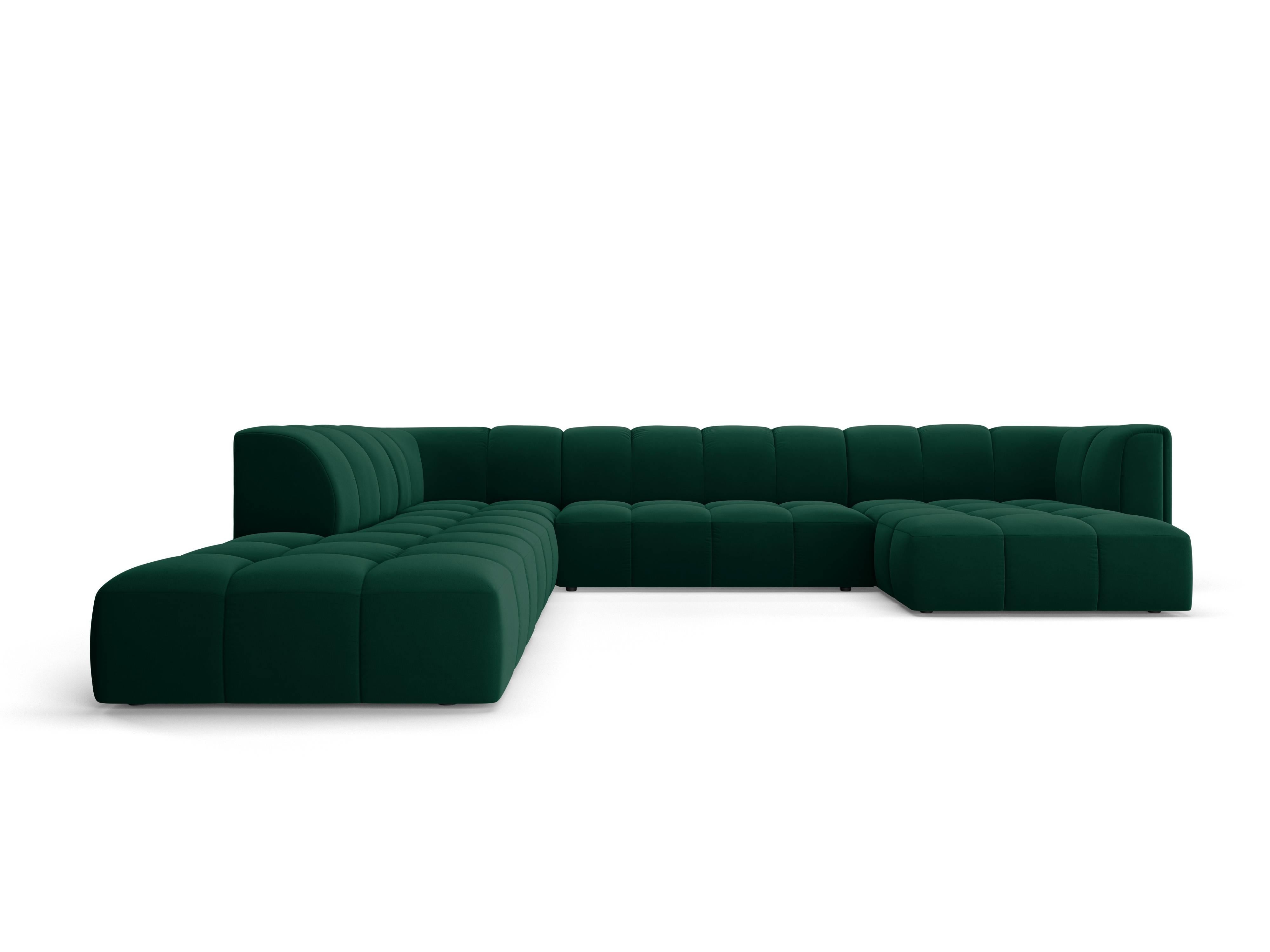 Milo Casa Panoramische hoekbank Francesca velvet links 7-zits | 