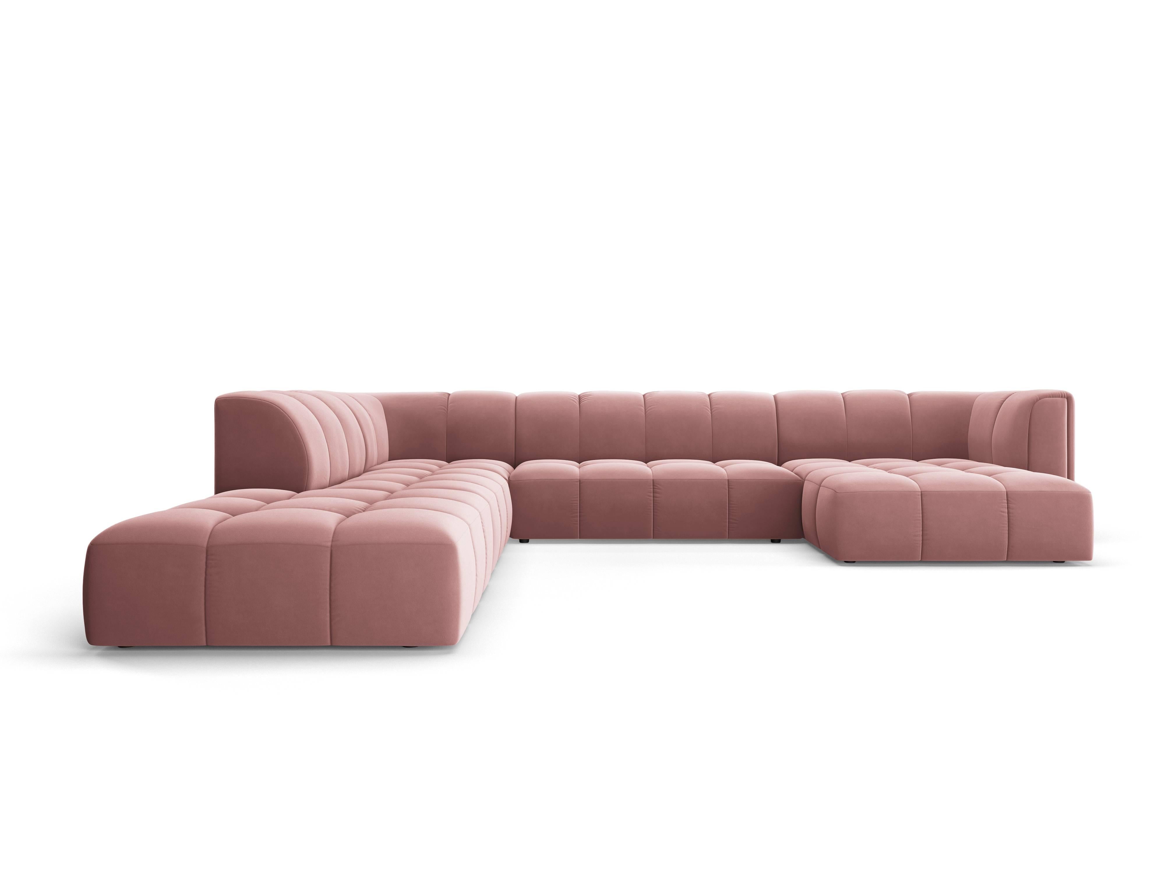 Milo Casa Panoramische hoekbank Francesca velvet links 7-zits | 