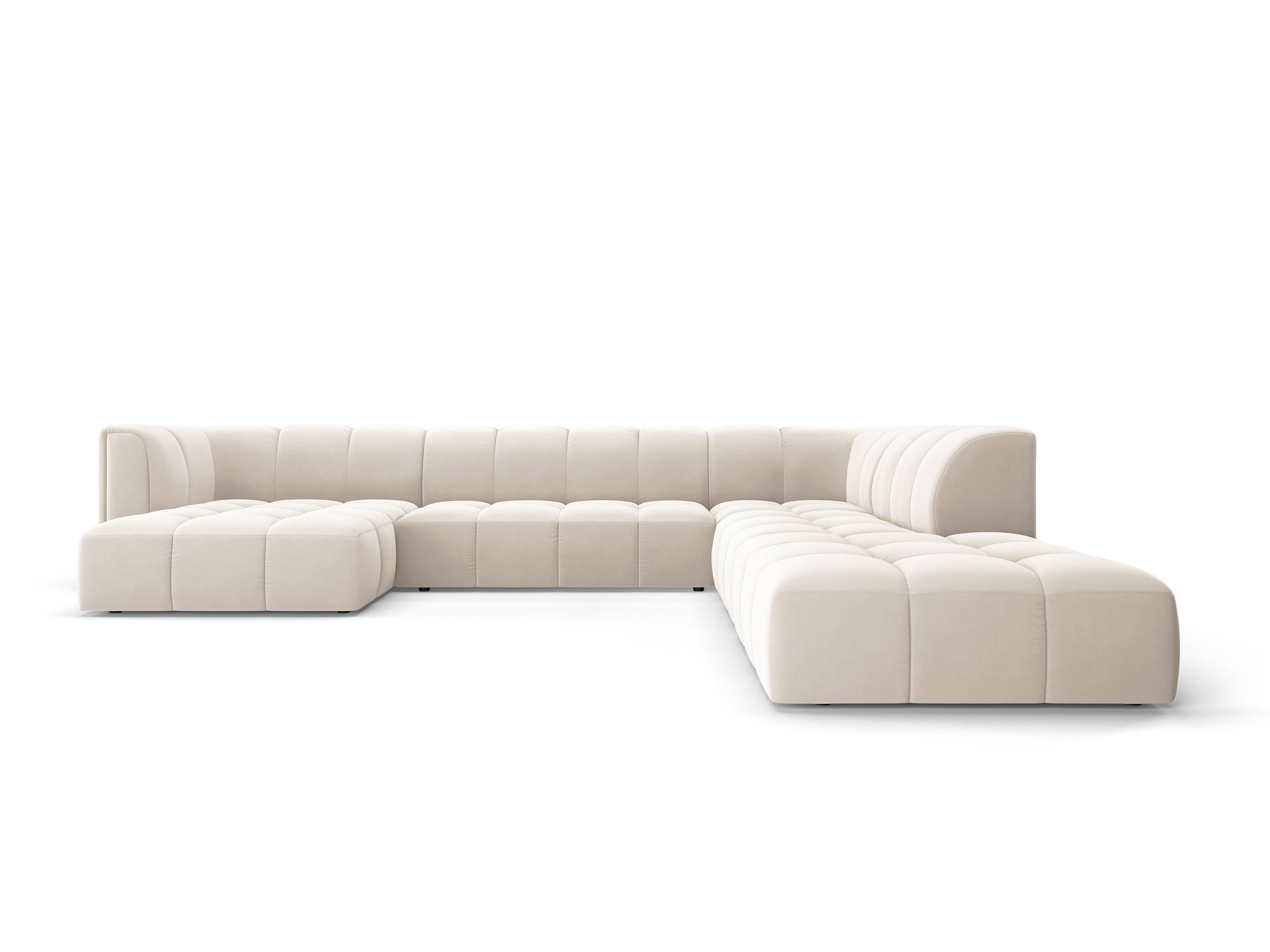 Milo Casa Panoramische hoekbank Francesca velvet rechts 7-zits | 