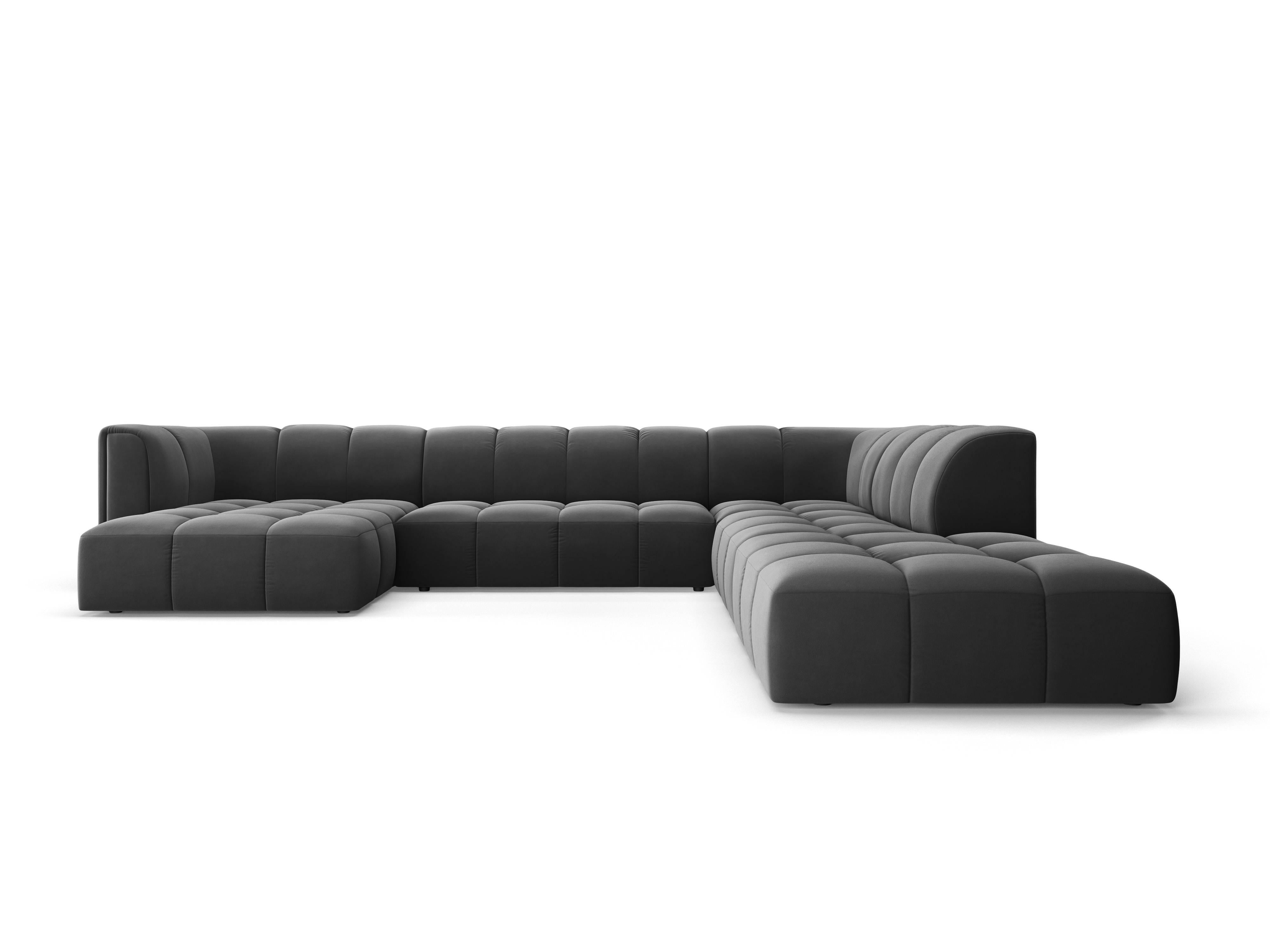 Milo Casa Panoramische hoekbank Francesca velvet rechts 7-zits | 