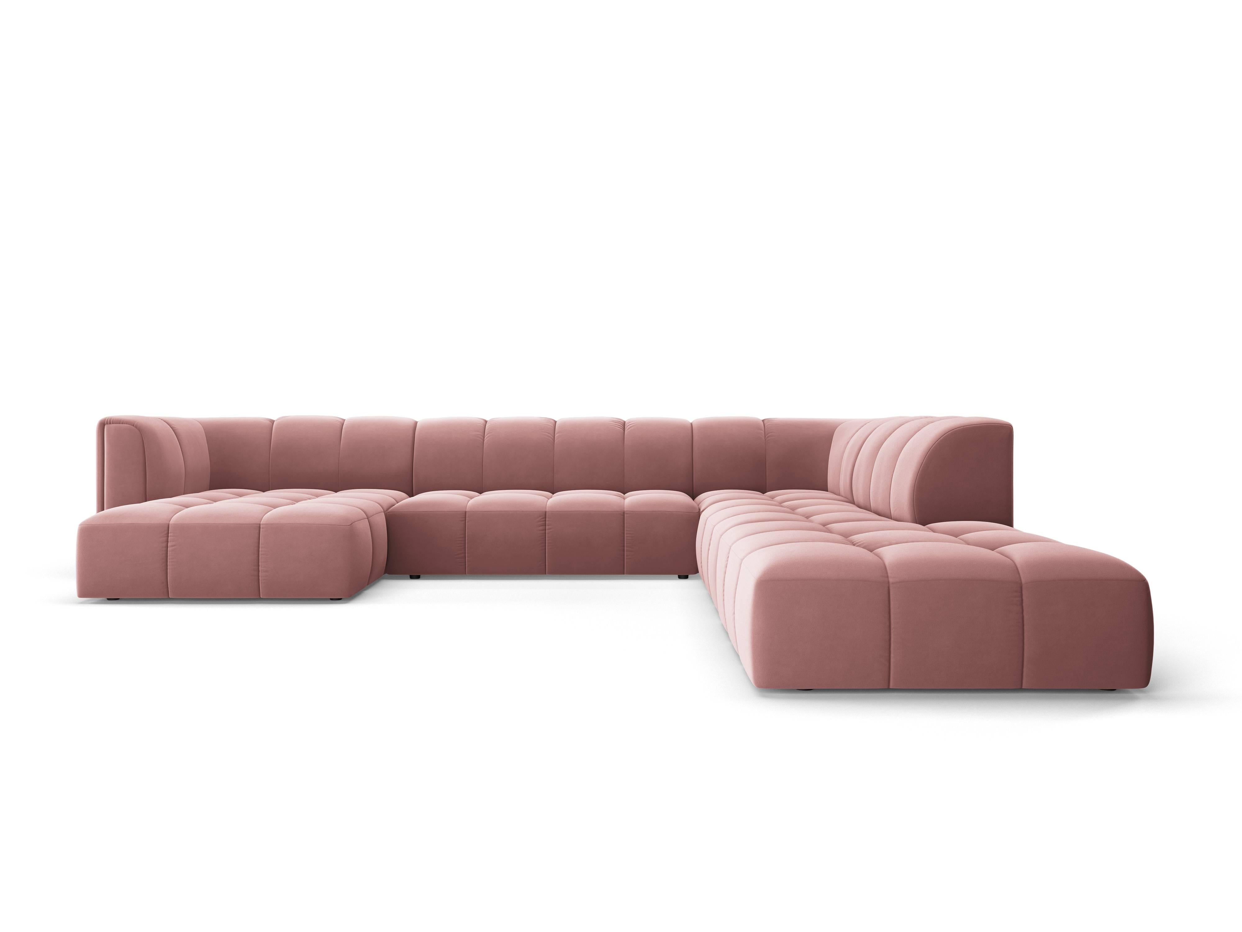 Milo Casa Panoramische hoekbank Francesca velvet rechts 7-zits | 