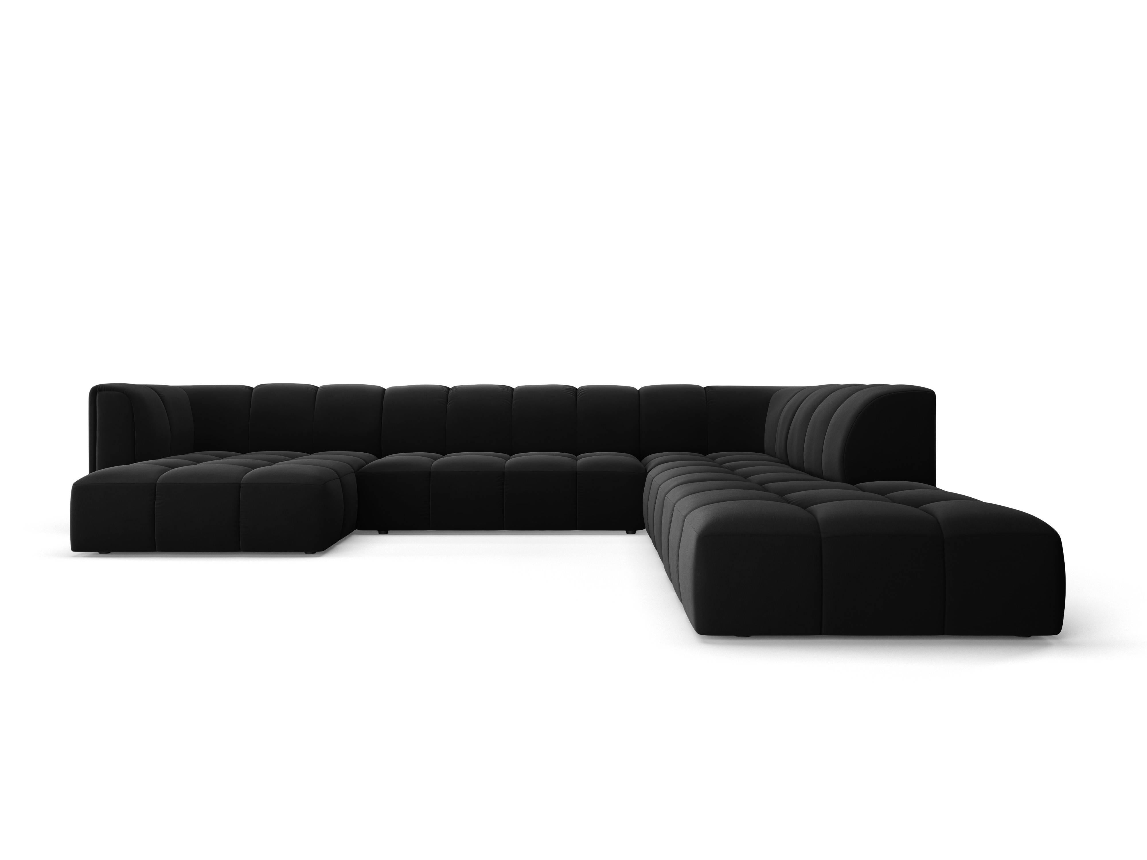 Milo Casa Panoramische hoekbank Francesca velvet rechts 7-zits | 